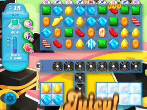 Candy Crush Soda Saga Level 982 - NO BOOSTERS