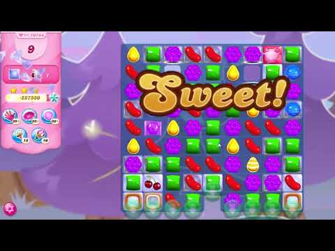 Candy Crush Saga Level 10744 NO BOOSTERS (eighth version)