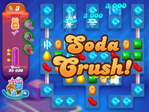 Candy Crush Soda Saga Level 2053 (3 stars, NO boosters)