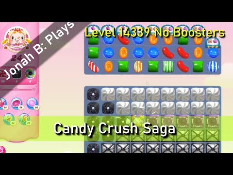 Candy Crush Saga Level 14339 No Boosters