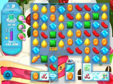 Candy Crush Soda Saga Level 807 - NO BOOSTERS