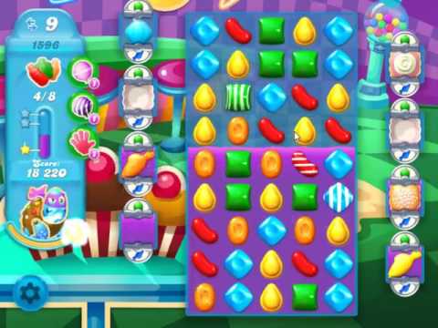 Candy Crush Soda Saga Level 1596 - NO BOOSTERS