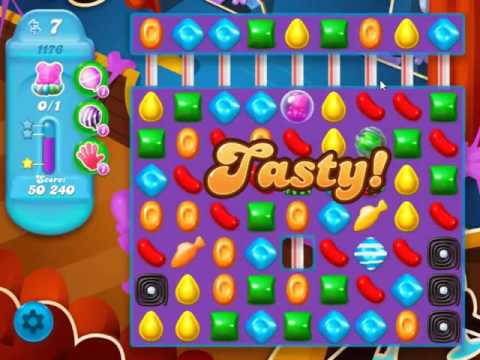 Candy Crush Soda Saga Level 1176 - NO BOOSTERS