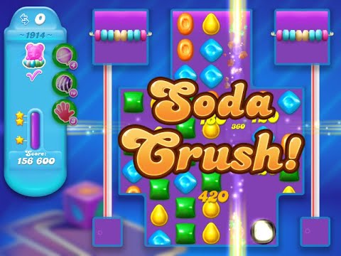 Candy Crush Soda Saga Level 1914 (3 stars, NO boosters)