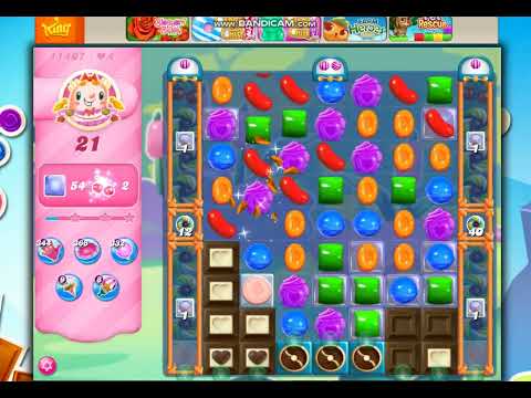 Candy Crush Saga Level 11407 - 28 Moves  NO BOOSTERS