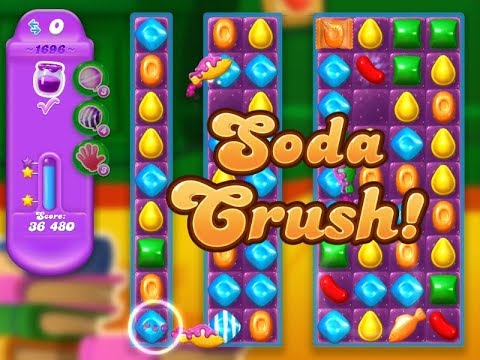 Candy Crush Soda Saga Level 1696 (No boosters)