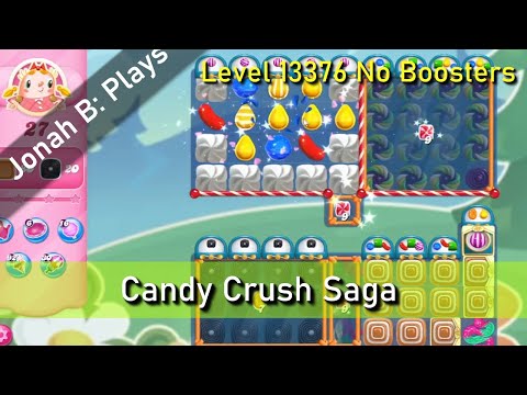 Candy Crush Saga Level 13376 No Boosters