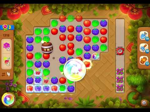 GardenScapesL Level 1318 no boosters (17 moves)