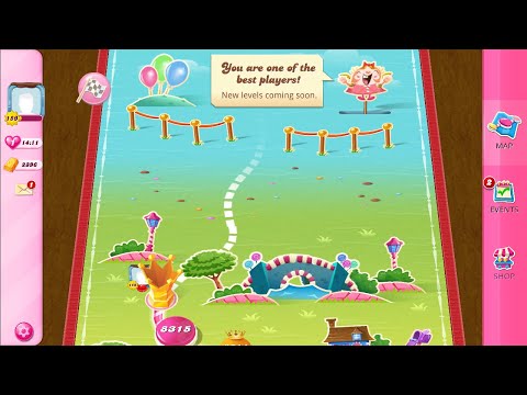 Candy Crush Saga Last Level 8315 NO BOOSTERS