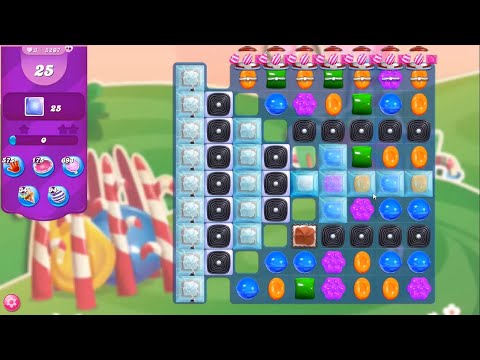 Candy Crush Saga Level 5207 NO BOOSTERS