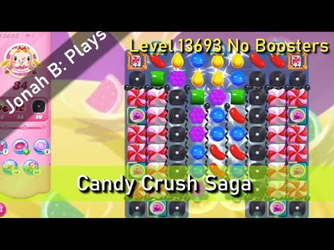 Candy Crush Saga Level 13693 No Boosters