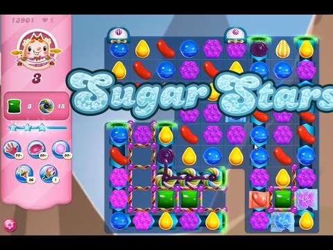 Candy Crush Saga Level 13901 (Sugar stars, No boosters)