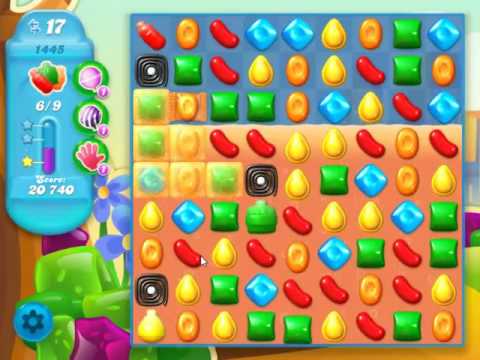 Candy Crush Soda Saga Level 1445 - NO BOOSTERS