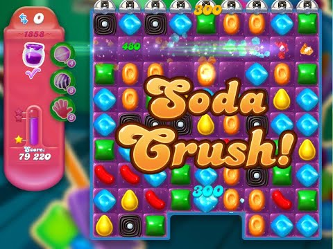 Candy Crush Soda Saga Level 1858 (NO boosters)