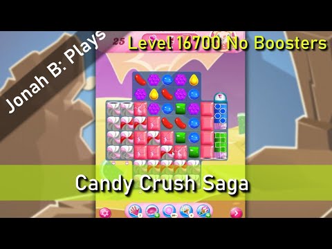 Candy Crush Saga Level 16700 No Boosters