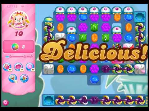 Candy Crush Saga Level 13718 - NO BOOSTERS | SKILLGAMING ✔️