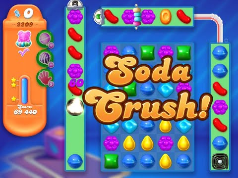 Candy Crush Soda Saga Level 2209 (3 stars, NO boosters)