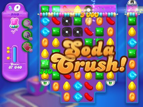 Candy Crush Soda Saga Level 2110 (3 stars, NO boosters)