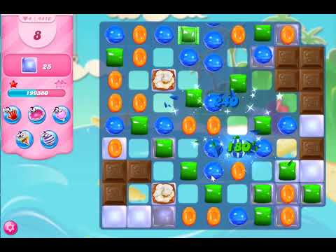 Candy Crush Saga Level 4416 NO BOOSTERS