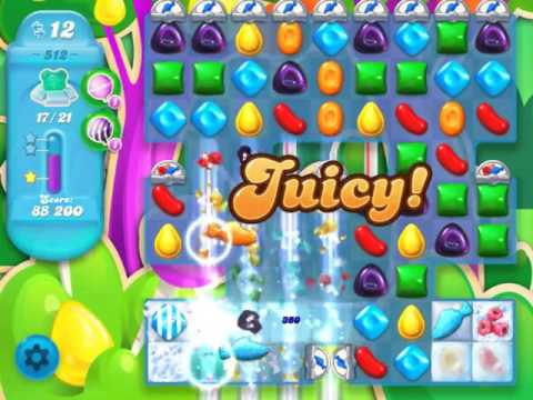 Candy Crush Soda Saga Level 512 - SUPER HARD