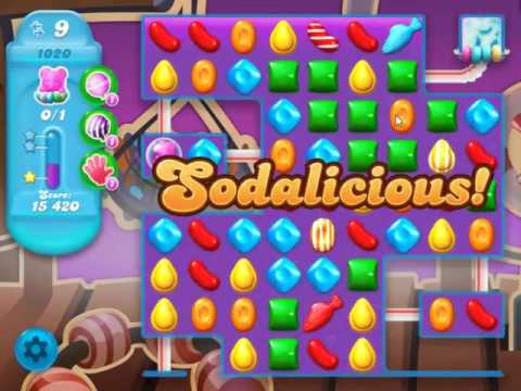 Candy Crush Soda Saga Level 1020 - NO BOOSTERS