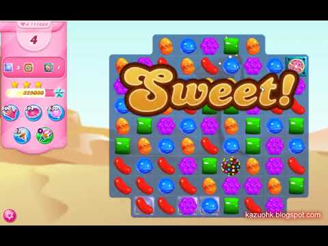 Candy Crush Saga Level 11668 (3 stars, No boosters)