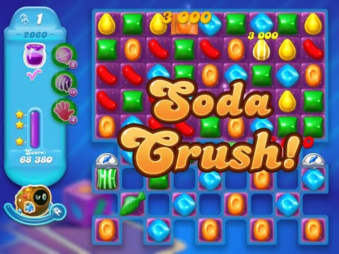 Candy Crush Soda Saga Level 2060 (3 stars, NO boosters)