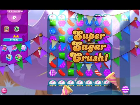 Candy Crush Saga Level 11940 (New 20 moves, No boosters)