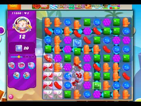 Candy Crush Saga Level 11680 - 30 Moves  NO BOOSTERS