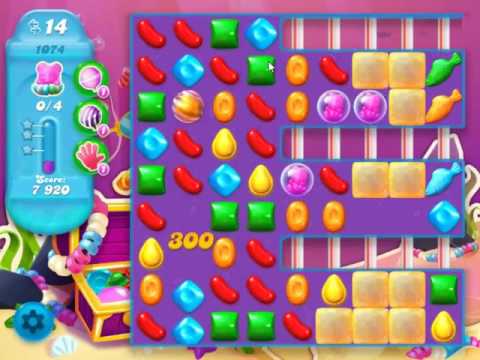 Candy Crush Soda Saga Level 1074 - NO BOOSTERS