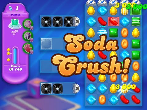 Candy Crush Soda Saga Level 2014 (3 stars, NO boosters)