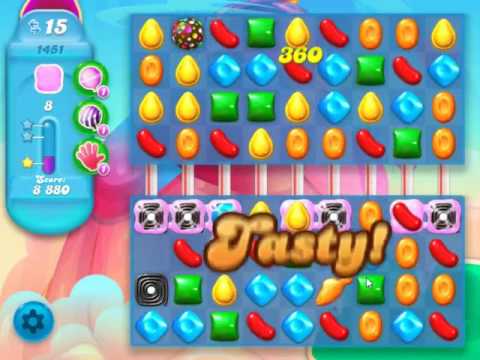 Candy Crush Soda Saga Level 1451 - NO BOOSTERS