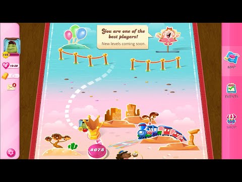 Candy Crush Saga LAST Level 8675 NO BOOSTERS