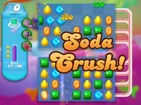 Candy Crush Soda Saga Level 1904 (3 stars, NO boosters)