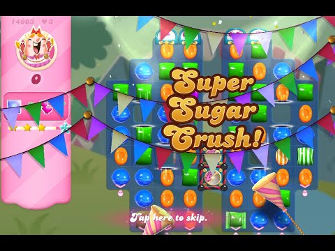 Candy Crush Saga Level 14603 (3 stars, NO boosters)