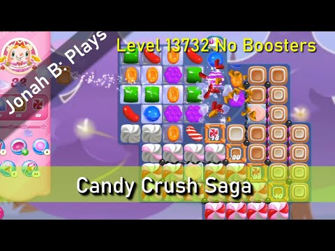 Candy Crush Saga Level 13732 No Boosters