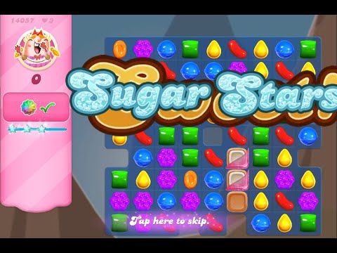 Candy Crush Saga Level 14057 (Sugar stars, No boosters)