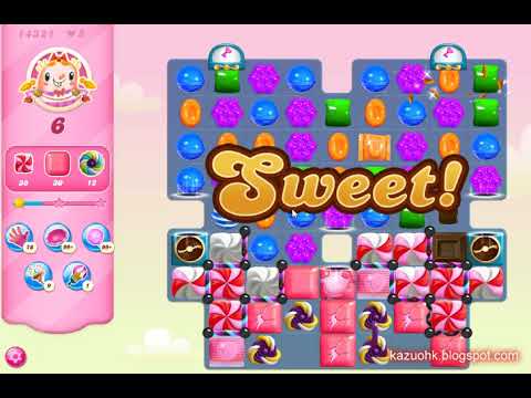 Candy Crush Saga Level 14321 (3 stars, Impossible without boosters)
