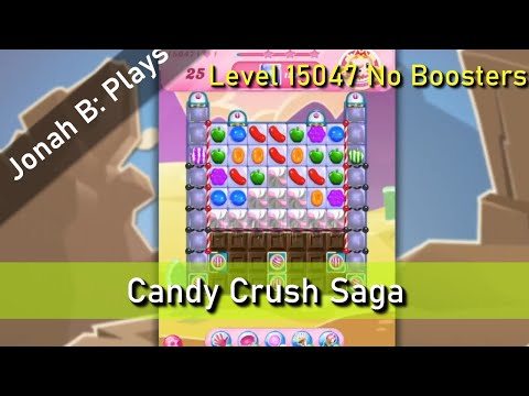 Candy Crush Saga Level 15047 No Boosters