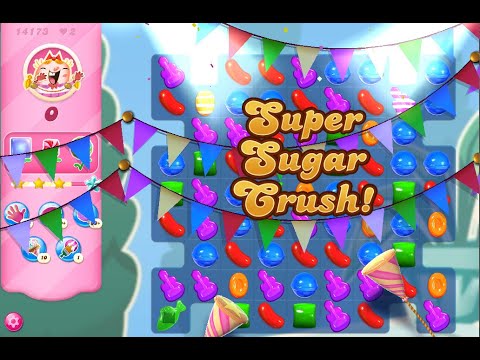 Candy Crush Saga Level 14173 (3 stars, Impossible without boosters)