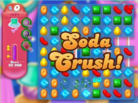 Candy Crush Soda Saga Level 1804 (3 stars, NO boosters)