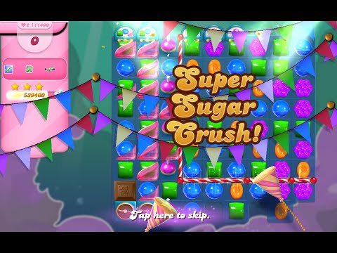 Candy Crush Saga Level 11400 (3 stars, No boosters)