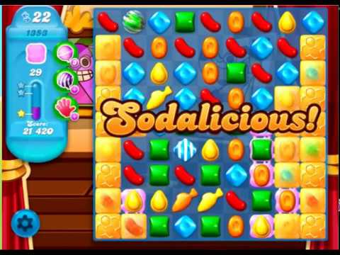 Candy Crush Soda Saga Level 1353 - NO BOOSTERS - **