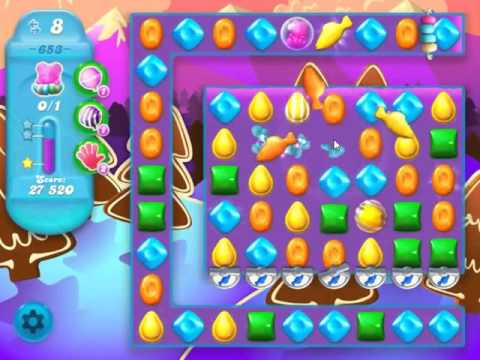 Candy Crush Soda Saga Level 653 - NO BOOSTERS