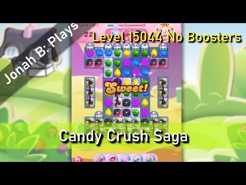 Candy Crush Saga Level 15044 No Boosters