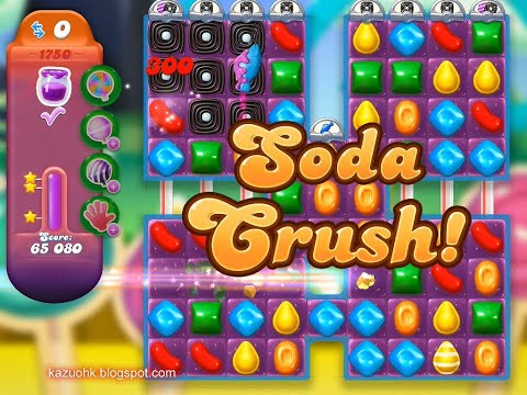 Candy Crush Soda Saga Level 1750 (3 stars, Daily booster used)