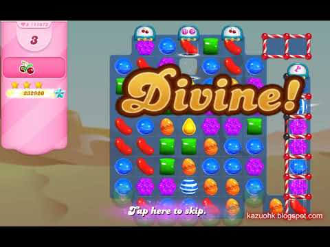 Candy Crush Saga Level 11672 (3 stars, No boosters)