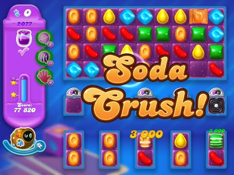 Candy Crush Soda Saga Level 2077 (NO boosters)