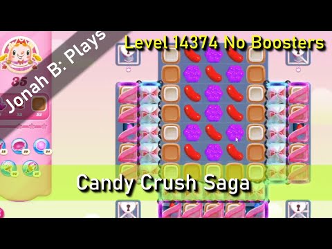 Candy Crush Saga Level 14374 No Boosters