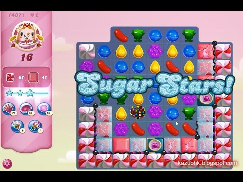 Candy Crush Saga Level 14371(Sugar stars, No boosters)